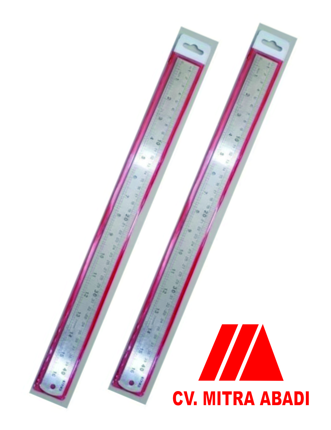 PENGGARIS BESI UK.40CM (TEBAL)