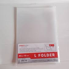  Map L A4 Inter X Putih (1 pak = 12 pcs)