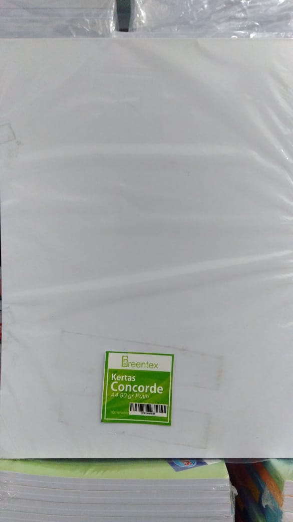 Kertas Concorde Greentex A4 90 gr Putih (Pak)