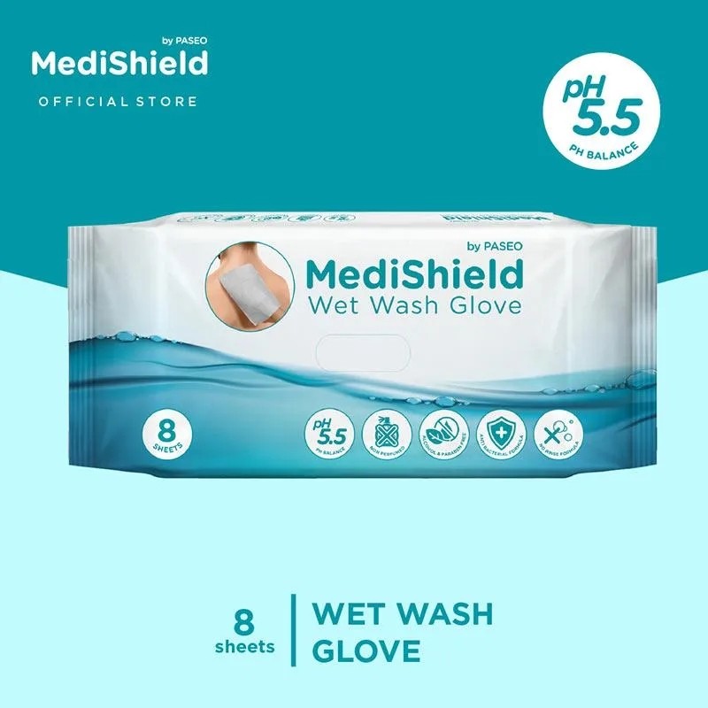 Wet Wash Gloves Medishield by Paseo 8's