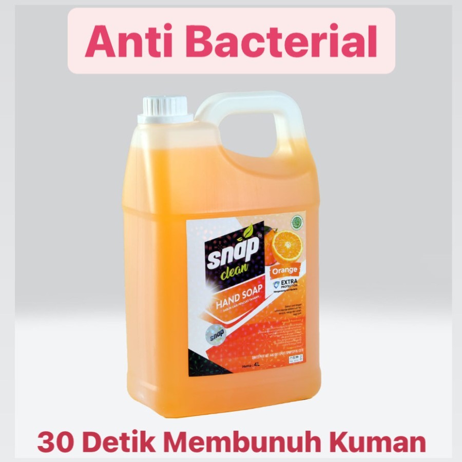 Hand Soap  Orange ( Anti Bakteri ) 4liter