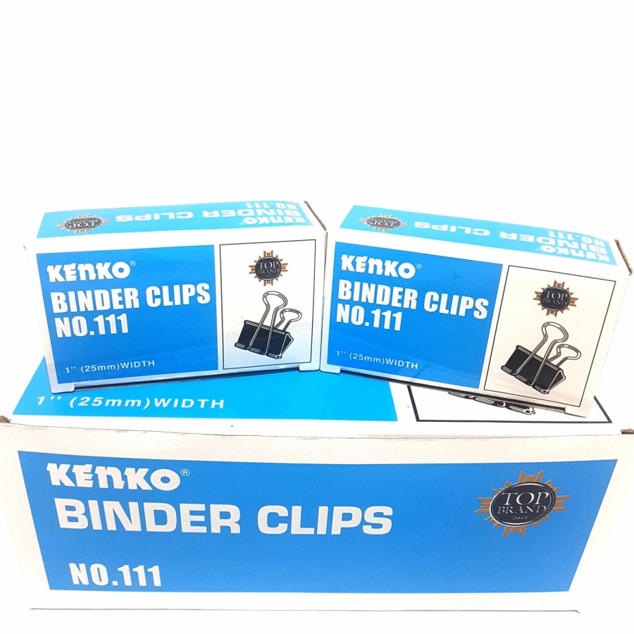 BINDER CLIPS NO.111 KENKO/JOYKO (1 DUS ISI 12 BOX)