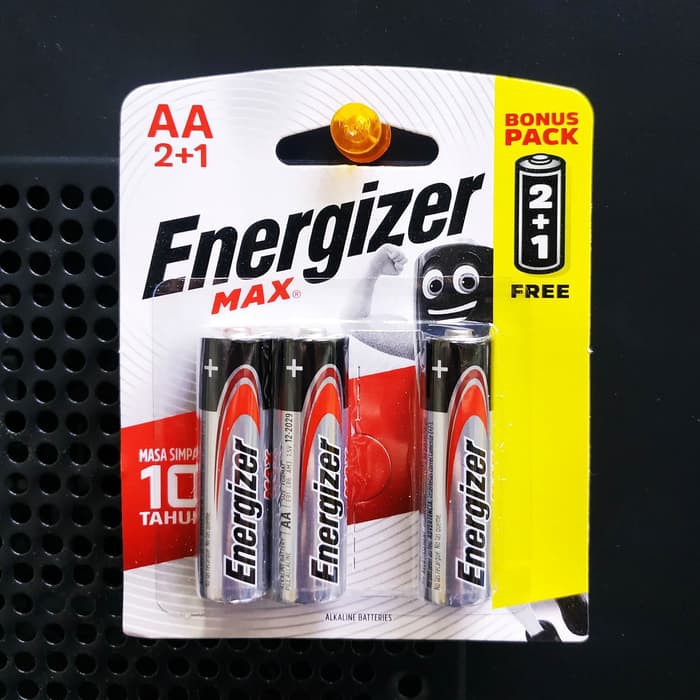 Baterai AA Energizer 2 plus 1