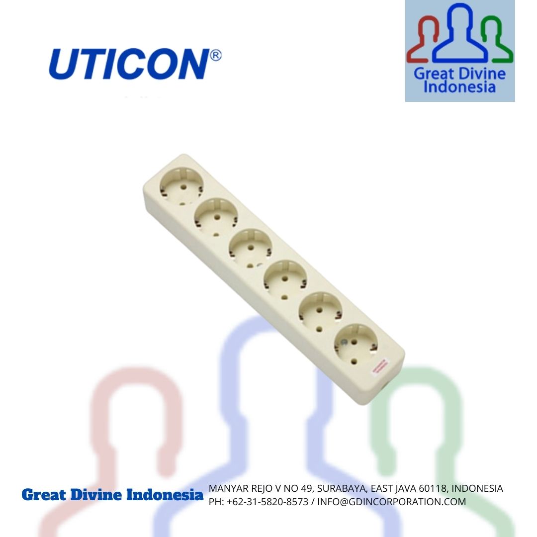 UTICON STOP KONTAK 6 LUBANG