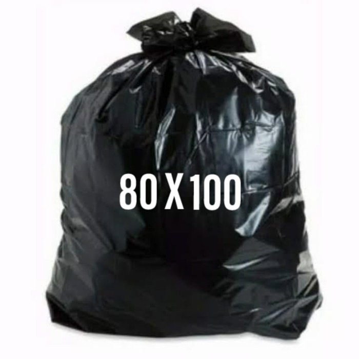 TRASHBAG HITAM 80 X 100 CM ISI 50 LBR