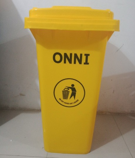 DUST BIN 240 L YELLOW