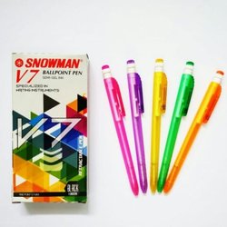 Bolpen Snowman V7 Hitam