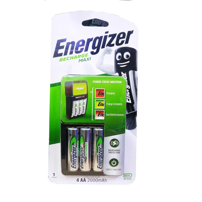 Baterai Rechargeable AA Energizer 2000 mAH (1 set isi 4)