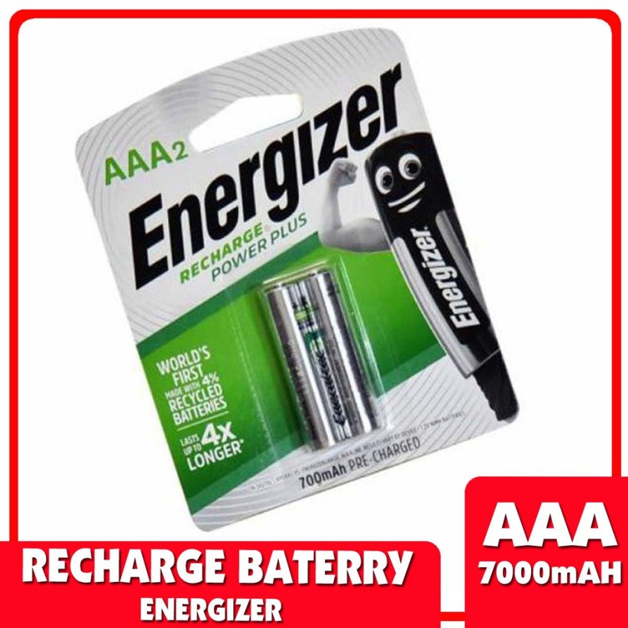 Baterai Rechargeable AAA Energizer 700 mAH (1 set isi 2)