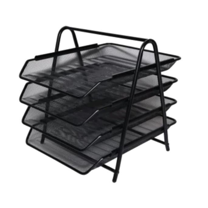Dokumen Tray Besi 4 Layers V One Hitam H2004