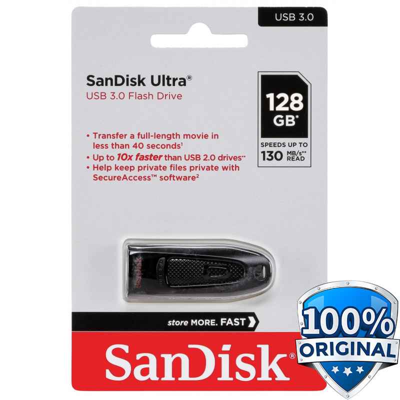 Flashdisk Sandisk 128 GB CZ48 Ultra USB 3.0