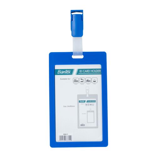 ID Card Bantex PT Clip 8866-11 C.Blue