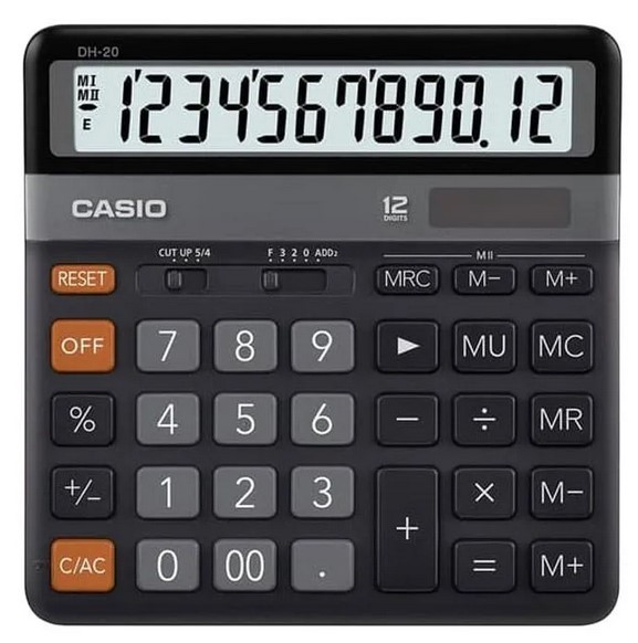 Kalkulator Casio DH-20 Black
