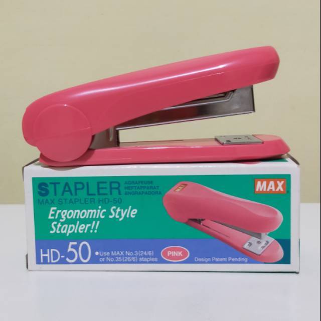 Stapler MAX No. 50 Pink