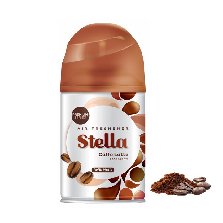 Refill Stella Matic Spray Caffe Lat 225 ml