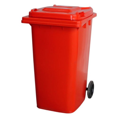 Tempat Sampah Fiber 240 Liter (Merah)