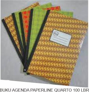 BUKU AGENDA PAPERLINE QUARTO 100 LBR