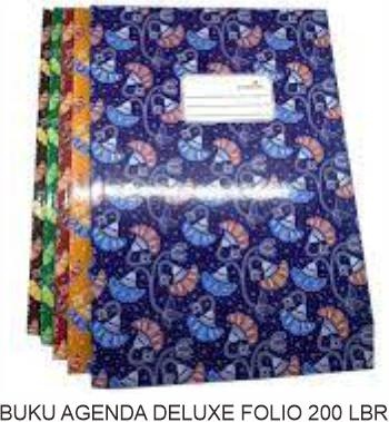 BUKU AGENDA DELUXE FOLIO 200 LBR