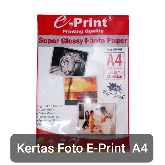 KERTAS FOTO E-PRINT A4