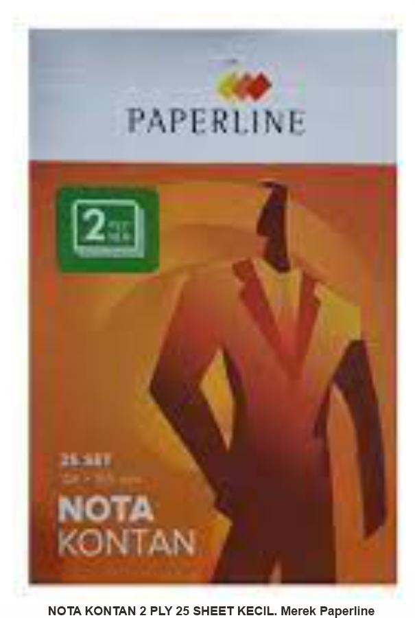 NOTA KONTAN 2 PLY 25 SHEET KECIL
