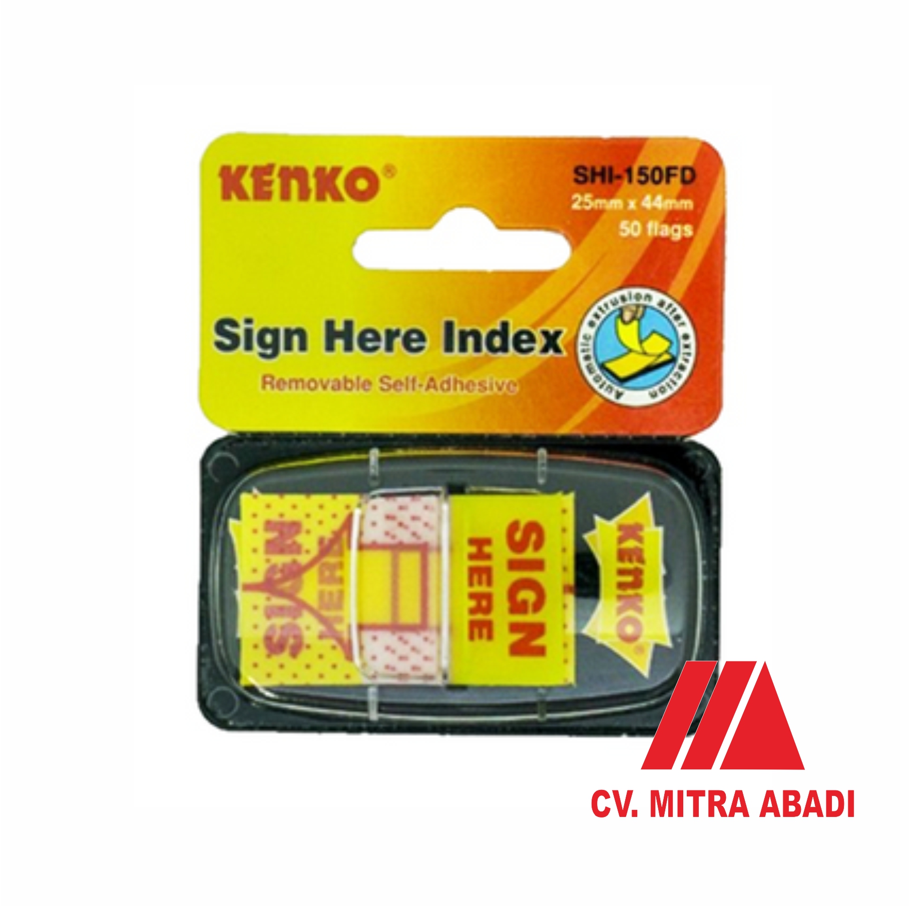 LABEL SIGN HERE - KENKO