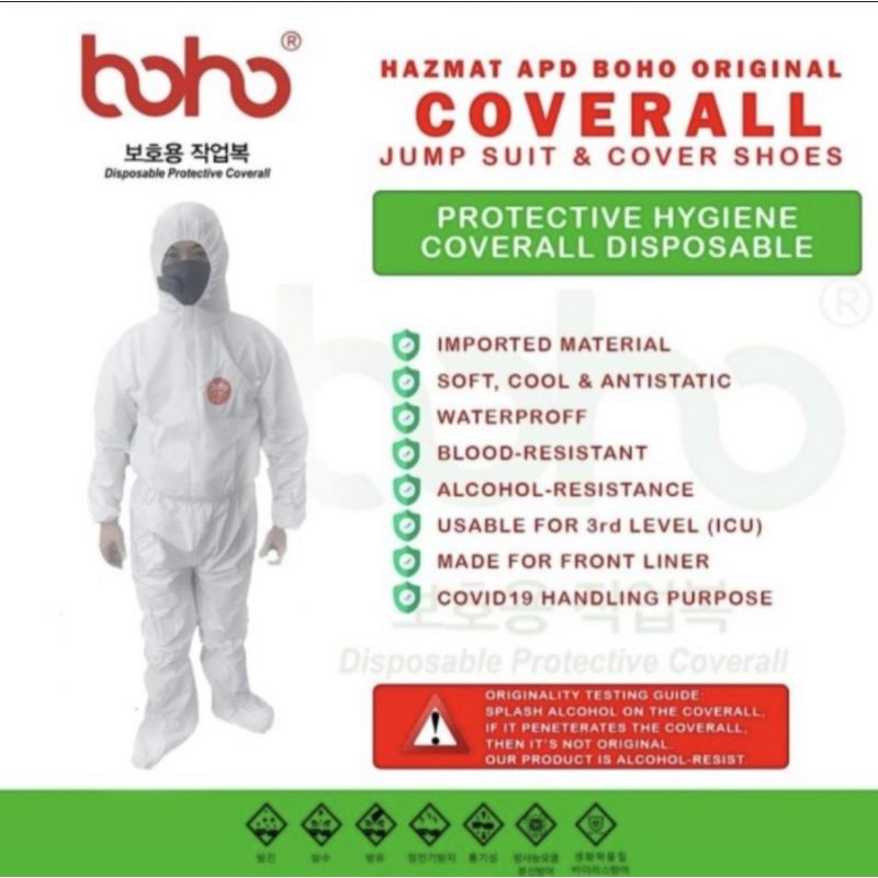 BAJU APD COVERALL BOHO