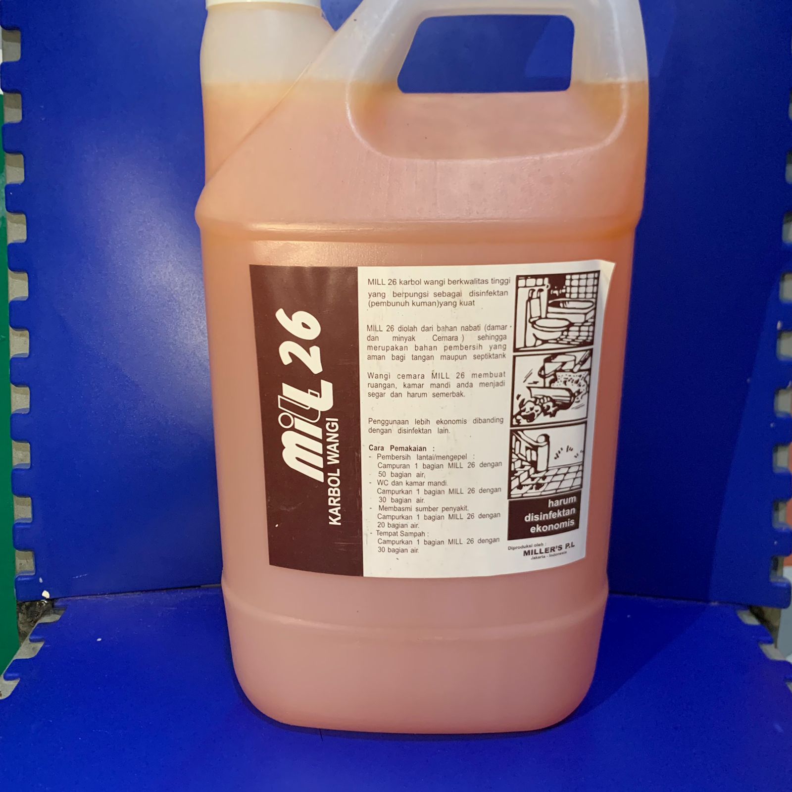 MILL 26 Karbol Wangi Sereh Galon 4 liter pewangi pembersih lantai