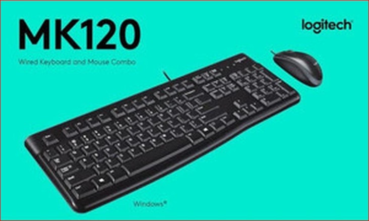 Keyboard + Mouse Paket Logitech MK-120