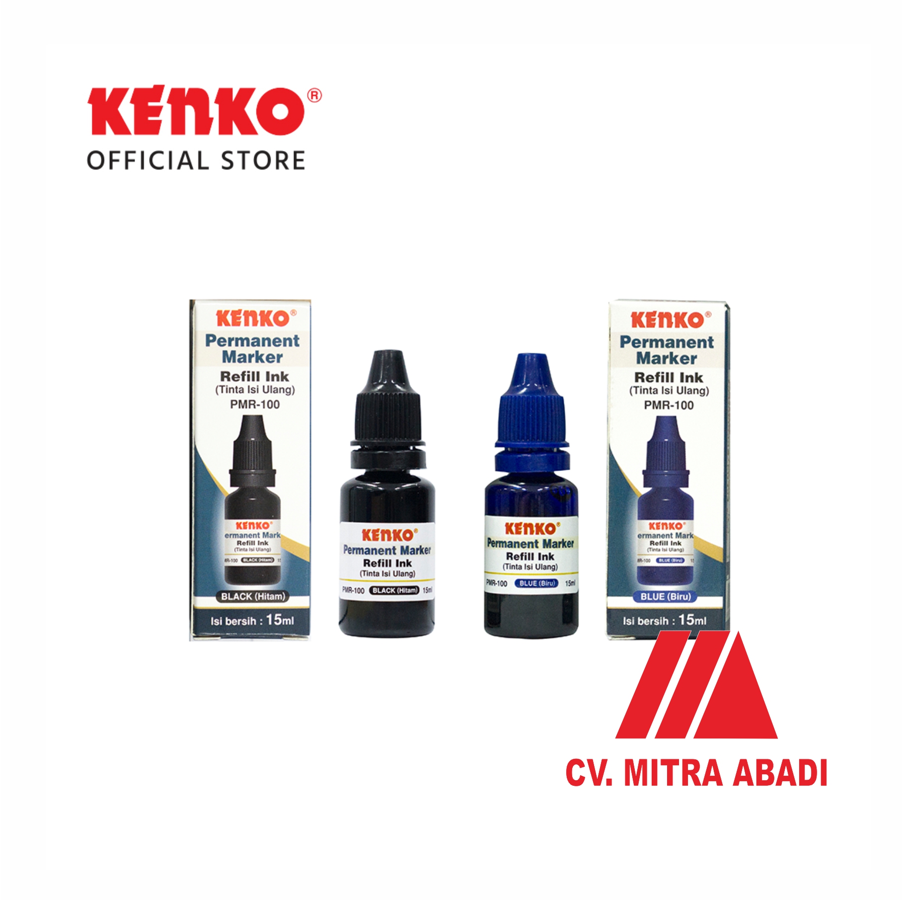 TINTA SPIDOL PERMANENT KENKO (REFILL)